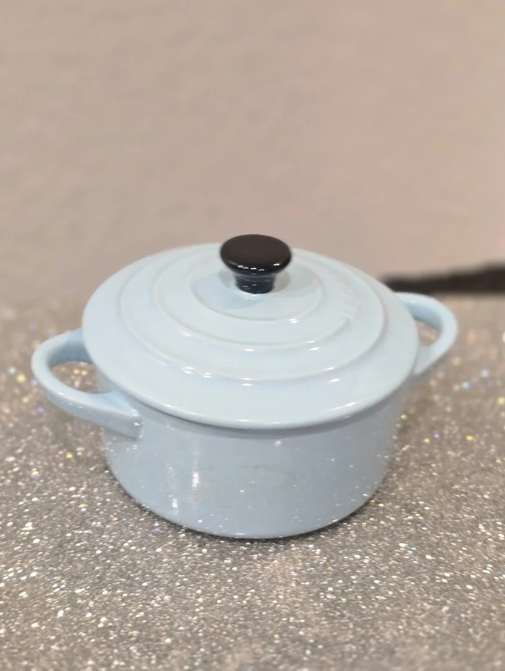 Le Creuset Stoneware Petite Round Mini Cocotte- Sky Blue
